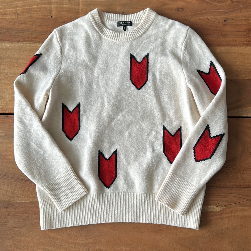 Rag & Bone Red Flag Sweater